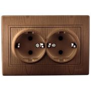 LEZARD С/П сосна розетка 2-ая с/з 701-0801-127