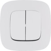 Legrand Valena ALLURE DIY Бел Выключатель 2-х клавишный 10А 250В