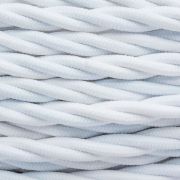 Ретро-провод 2*1,5 белый матовый BIRONI