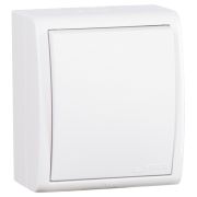 Simon 15 Aqua Белый Выключатель 1-клавишный наружный, IP54