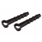 Дюбель-хомут 5-10мм, прямоугольный, черный (100 шт/уп) PROconnect