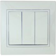 LEZARD С/П Выключатель 3-кл белый 701-0202-109