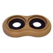 Рамка 2 местная Бук Натуральный, Lindas 25260