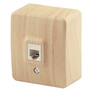 ЭРА Эксперт Розетка информационная RJ45 ОУ сосна IP20 11-3203-11