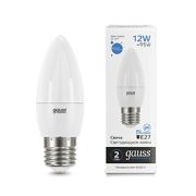 Лампа Gauss LED Elementary Свеча 12W E27 950lm 6500K 30232