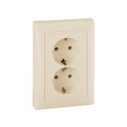 Legrand DIY Valena Крем Розетка 2-ая с/з 695616