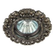 ЭРА KL53 SB Светильник литой MR16,12V/220V, 50W бронза Б0017097