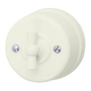 BIRONI Лизетта Пластик Слоновая кость Выключатель 2-кл