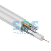 Кабель ККСВ-В+4х0,5 мм (бухта 100 м) белый REXANT 01-4021