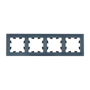 Systeme Electric AtlasDesign Nature Натуральное стекло Грифель Рамка 4-ая