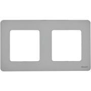 Legrand/Daccord INSPIRIA Алюминий Рамка - 2 поста