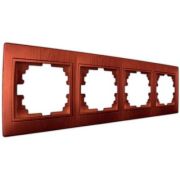 LEZARD С/П вишня рамка 4-ая горизонтальная 701-0601-149
