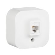 Legrand Quteo Белый Розетка RJ11