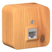 Blanca Розетка компьютерная RJ45, кат.5E, изолир. пластина Ясень BLNIA045005