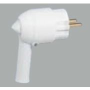 Legrand Элиум Вилка с/з 16А с рычагом .пластик белая 050175