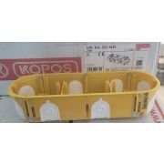 KPL 64-50/3LD_NА подрозетник 3-ой не стыкуемый Kopos (209х68х50) глубина 50мм