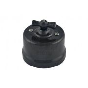 BIRONI Лизетта Керамика Черный Выключатель двухклавишный