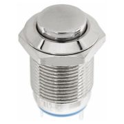 Кнопка антивандальная d12 без фикс. выпуклая ON-OFF Rexant 06-0339-А