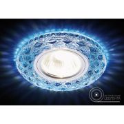 S288 BL хром/сапфир хрусталь/MR16+3W(LED WHITE)