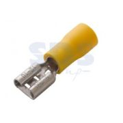 КЛЕММА ПЛОСКАЯ изолированная гнездо - 7. 4мм 4-6мм² (РПи-м 6. 0-(6. 3)/РПИм 5, 5-6) REXANT 08-0451