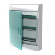 ABB Mistral41 Бокс накладной 54М Зеленая прозрачная дверь (c клемм) 1SPE007717F1021 (430x600x128)