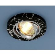 Светильник точечный Elektrostandard 2050 MR16 BK/SL черный/серебро (Пластик) a031542