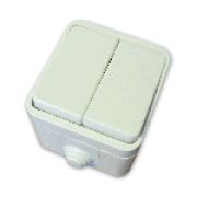 Выключатель 2 кл. для О/П IP44 КЛИО K2223