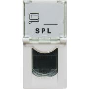 Розетка информационная UTP 1хRJ45 22,5х45 cat5e 1 модуль 200006