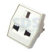 REXANT Сетевой переходник «КВАДРАТ» белый (FD-1960) 11-1011