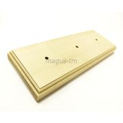 Подложка на бревно 3-ая D260-280мм квадратная без тонировки 10209