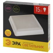 ЭРА SPB-4-15-4K Светодиод. св-к 15Вт 4000К 1200лм квадрат 190x38 БЕЛ (снят)