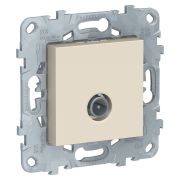 Schneider Electric Unica New Беж Розетка TV, одиночная