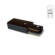 Arte Lamp Track Accessories Черный Коннектор-токоподвод для шинопровода (трека)