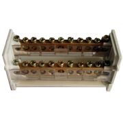 Кросс-модуль 2*11 групп (клеммная шина на DIN-рейку в корпусе)