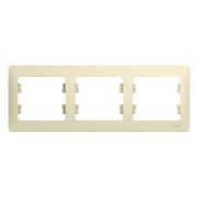 SE Glossa Беж Рамка 3-я, горизонтальная GSL000203