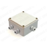 GE41330 Расп. коробка для О/П 100х100х50мм IP55 гладк. стены, гермоввод