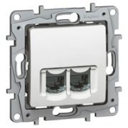 Legrand Etika Белый Розетка комп (RJ45) 6 кат. UTP 672253