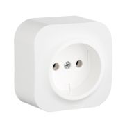 Legrand Quteo Белый Розетка б/з