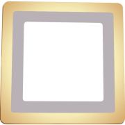 LE LED 2CLS 24W 3/6K Светильник встраиваемый квадрат (желт) LE061300-0025