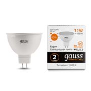 Лампа Gauss LED Elementary MR16 11W GU5.3 850lm 3000K 13511