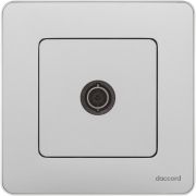 Legrand/Daccord INSPIRIA Алюминий Розетка TV - «звезда» - 2 дБ - 0-2400 мГц