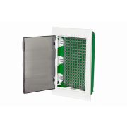 Systeme Electric City9 Box IT корпус мультимедийный встраиваемый с прозрачн дв. 3ряд/36мод 2 розетки