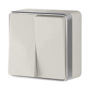 Выключатель двухклавишный Gallant (слоновая кость) W5020003