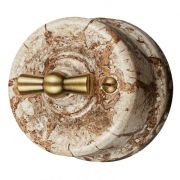 BIRONI Лизетта Керамика Мрамор Выключатель проходной