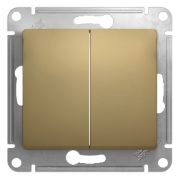 SE Glossa Титан Переключатель 2-клавишный, сх.6 GSL000465