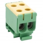 Клемма силовая вводная двойная КСВ 16-50 желто-зеленая EKF PROxima plc-kvs2-16-50-y-green