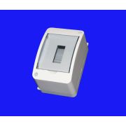 Щиток Тусо о/п на 4 мод. белый с вертикальной дверцей. 90х140х85мм 68304