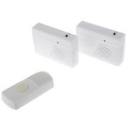 Звонок беспроводной C27-2 два динамика 25 мелодий 100м ЭРА Б0018969