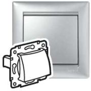 Legrand Valena Алюминий Заглушка с выводом кабеля