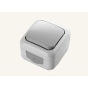 VIKO Palmiye Переключатель 1-клавишный IP54 серый 90555504